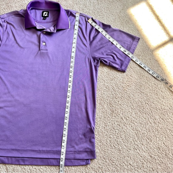 FOOTJOY FJ Men’s Pure Button Short Sleeved Polo Shirt—SZ. M/L - Picture 11 of 16
